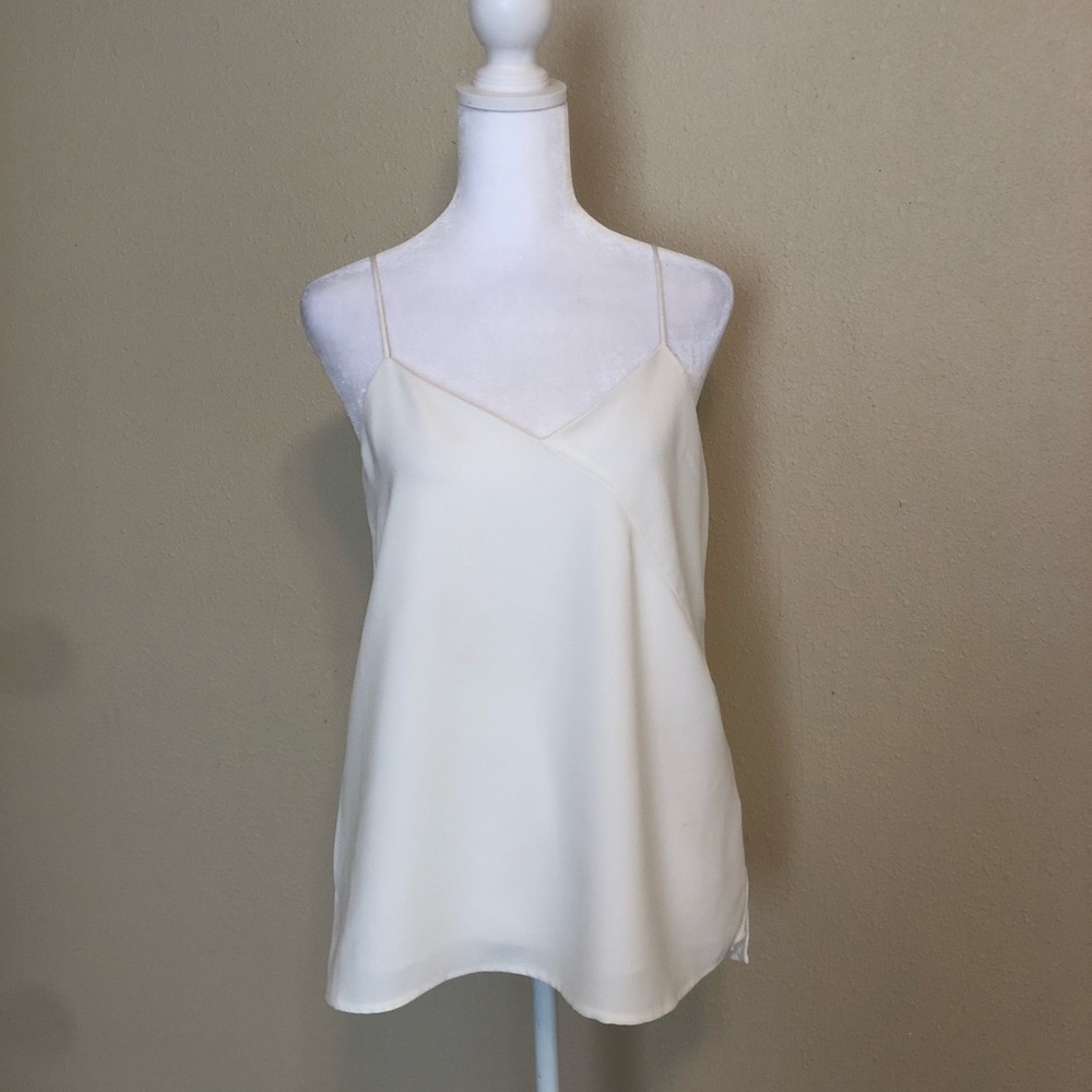 Reiss White Vneck Tank Top 4
